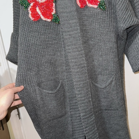 BRAND NEW WOMENS DESIGNED CARDIGAN ONE SIZE FOR SALE - Picture 6 of 17